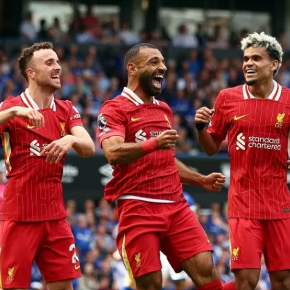 Resumo do Esporte: Comemoração de Salah na vitória do Liverpool sobre o Ipswich.